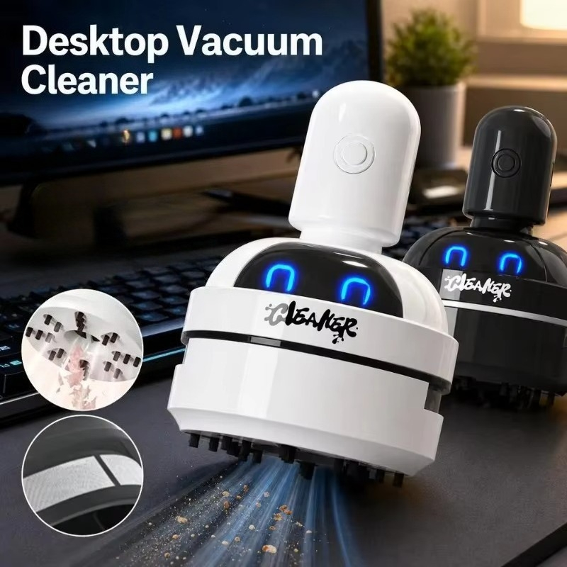 Mini Desktop Vacuum Cleaner For Eraser Dust - Desktop Cleaner Vacuum Cleaner Cartoon Mini