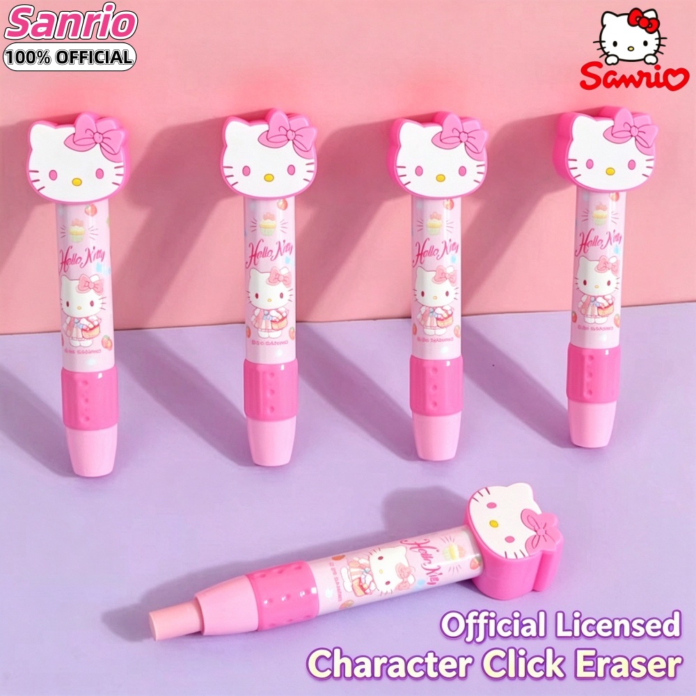 Genuine Hello Kitty Melody 3D  - Retractable Eraser Pen Click recension och pris
