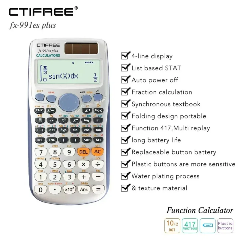Scientific Calculators Button  - Scientific Calculator For Secondary School recension och pris