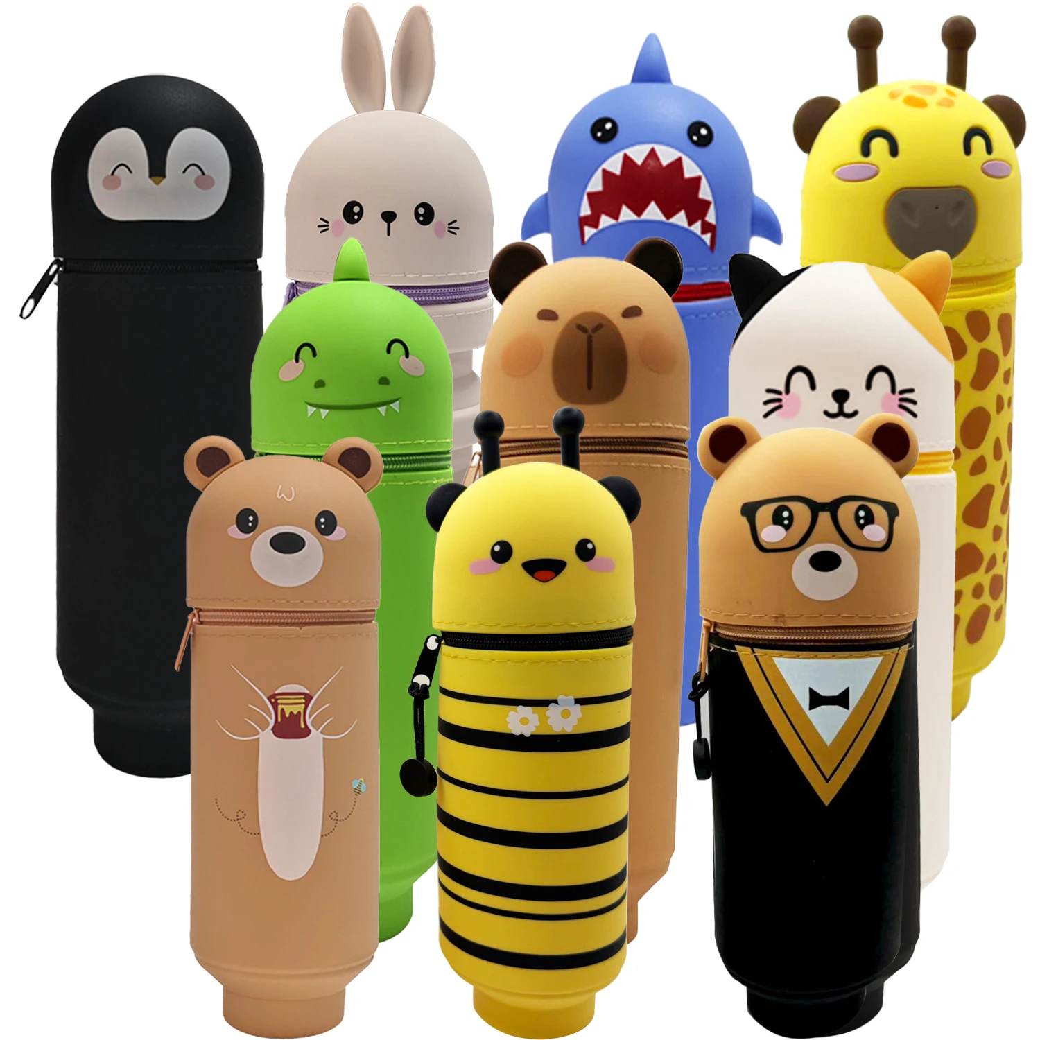 Cute Animal Pencil Case, 2-in- - School Supplies recension och pris