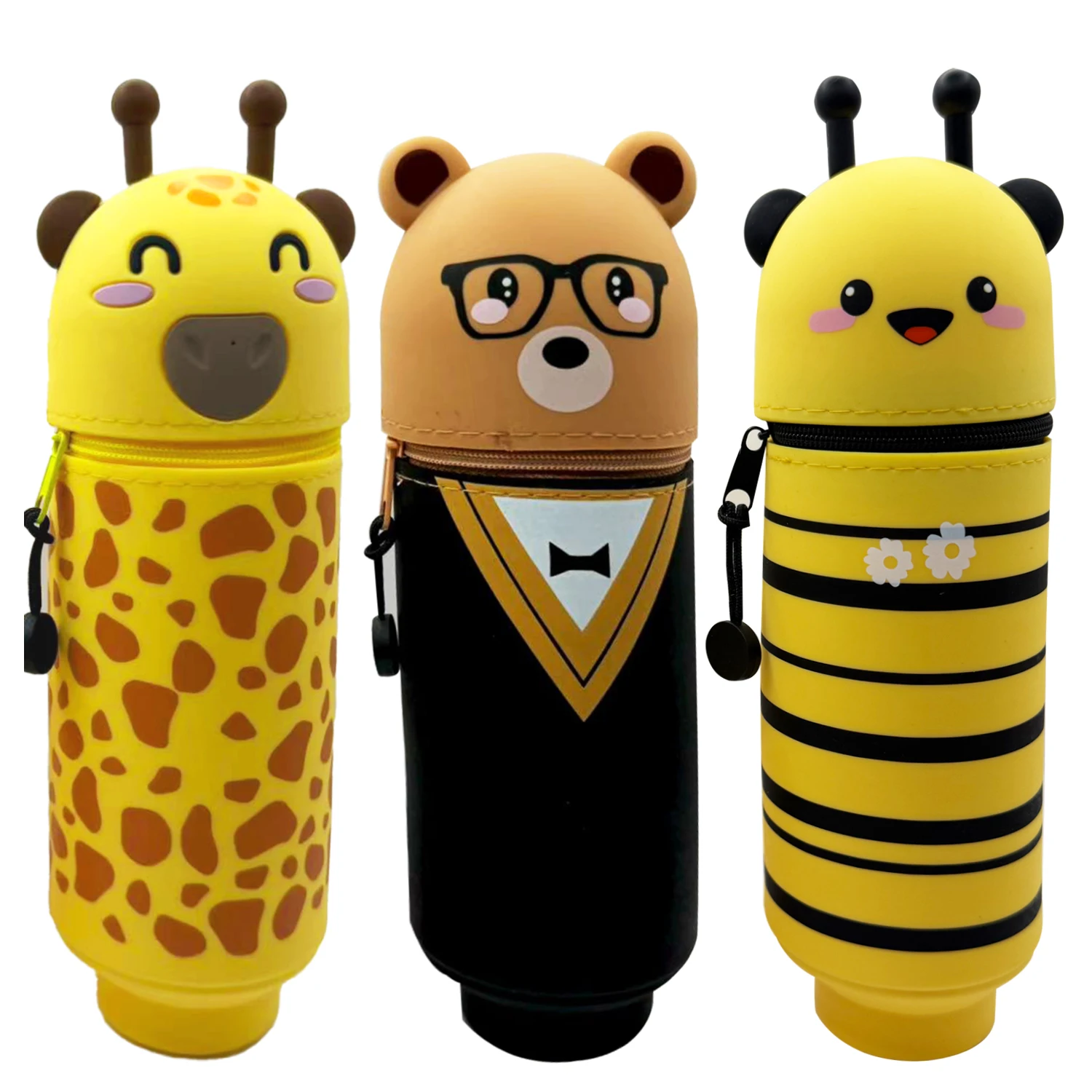 Cute Animal Pencil Case, 2-in- - School Supplies recension och pris