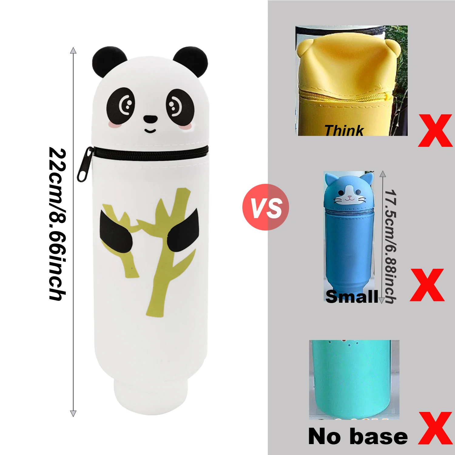 Cute Animal Pencil Case, 2-in- - School Supplies recension och pris